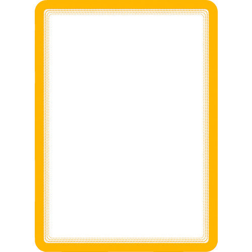 ｔａｒｉｆｏｌｄ　ディスプレイポケット　マグネットタイプ　Ａ４サイズ　２枚入り　オレンジ　194906　1Ｓ