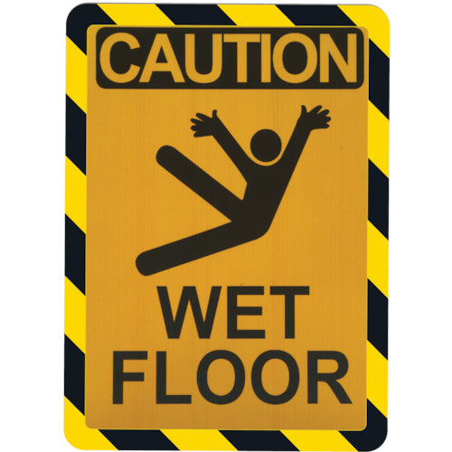 ｔａｒｉｆｏｌｄ　安全標識用ディスプレイポケット　粘着タイプ　Ａ４　２枚入り　危険　194974　1Ｓ