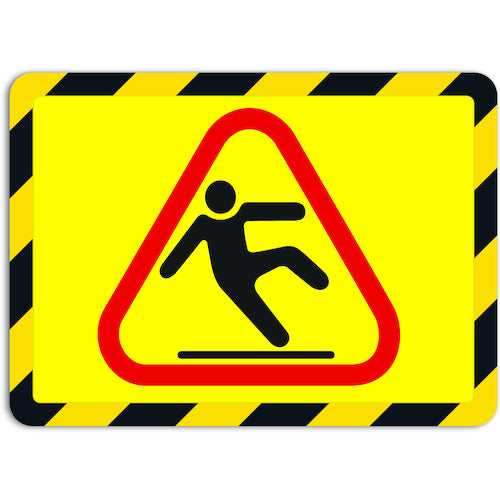 ｔａｒｉｆｏｌｄ　安全標識用ディスプレイポケット　粘着タイプ　Ａ４　２枚入り　危険　194974　1Ｓ