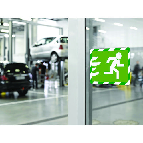 타리폴드 안전 표지용 디스플레이 포켓 점착 타입 A4 2장들이 안전 194975 1S