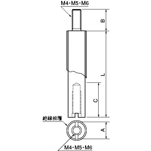 ＴＲＵＳＣＯ　【売切廃番】絶縁丸サポーター三価クロメート　Ｍ４ＸＬ２０　１０個　ZMSP-4-20　1 袋