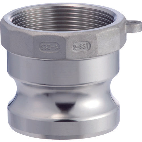 토요쿠스 캠록 어댑터 메니지 스테인리스 633-AB 1-1/2인치 SST 633-AB-1-1/2-SST 1개