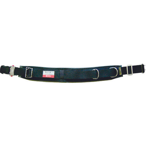 MARVEL Adjustable Work Positioning Belt (One-Touch Buckle) Black with 2 D-rings and 1 V-ring, Curved Type MATX-180WB 1 Piece