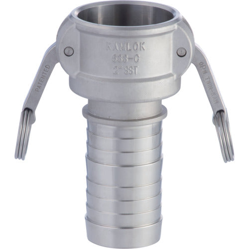 Toyox Camlock Coupler Hose Shank Stainless Steel 633-C 3/4 inch SST 633-C-3/4-SST 1 piece