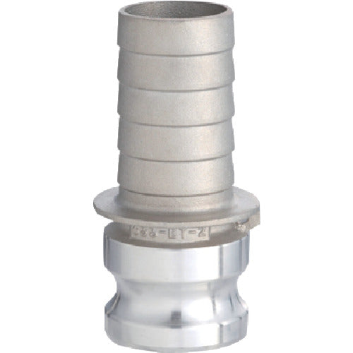 토요쿠스 캠록 어댑터 호스 생크(가는) 알루미늄 633-ET 2 인치 AL 633-ET-2-AL 1개