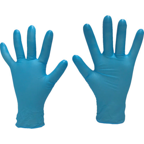 FPCO [Sold out and discontinued] Nitrile G Fingertip Grip 60 Coat Blue SS (100 pieces) V5TJ 1 box