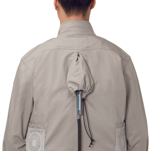 ジーベック　綿薄手現場服ヘリンボンフルハーネス仕様空調服ＸＥ９８１０２−３９−３Ｌ　XE98102-39-3L　1 着