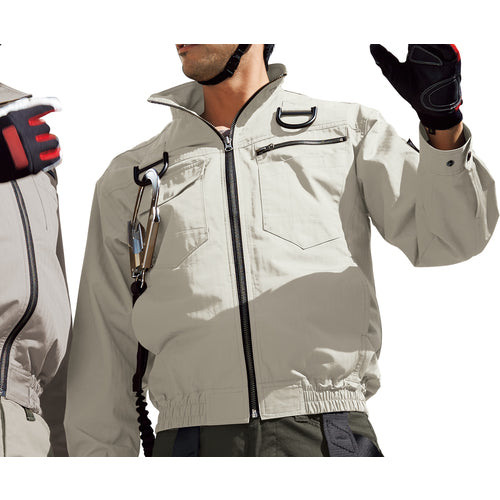 ジーベック　綿薄手現場服ヘリンボンフルハーネス仕様空調服ＸＥ９８１０２−３９−ＬＬ　XE98102-39-LL　1 着
