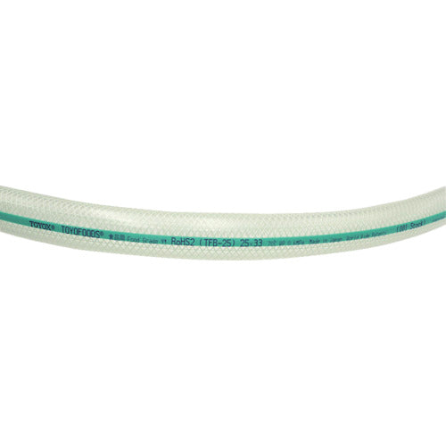 トヨックス　食品用耐熱・耐圧ホース　トヨフーズホース　内径９ｍｍ×外径１５ｍｍ　長さ５０ｍ　ＴＦＢ−９−５０　TFB-9-50　1 巻