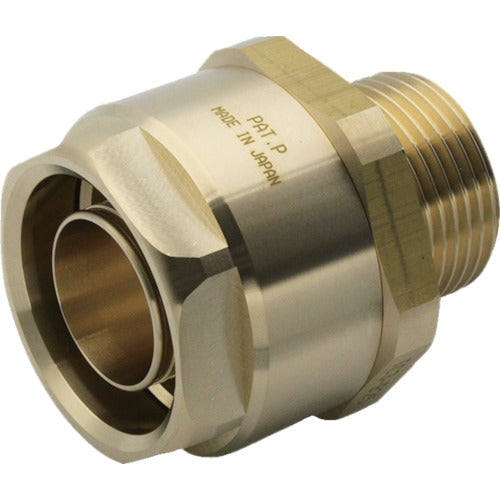 토요크스 호스 피팅(황동제) 토요 커넥터 TC3-B형 적합 호스 19밀리 피팅 규격 R3/4 TC3-B19-R3/4