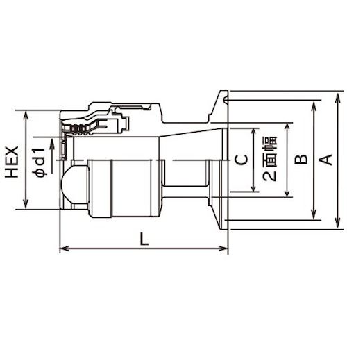 Toyox Hose Fitting (Ferrule) Toyo Connector TC3-FS Type Suitable for hose 25mm Fitting Standard 1STC3-FS25-1S TC3-FS25-1S 1 pc