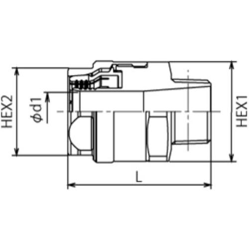 Toyox hose fitting (stainless steel) Toyo Connector TC3-SS type compatible with hose 19 mm fitting standard R3/4 TC3-SS19-R3/4 TC3-SS19-R3/4 1 piece