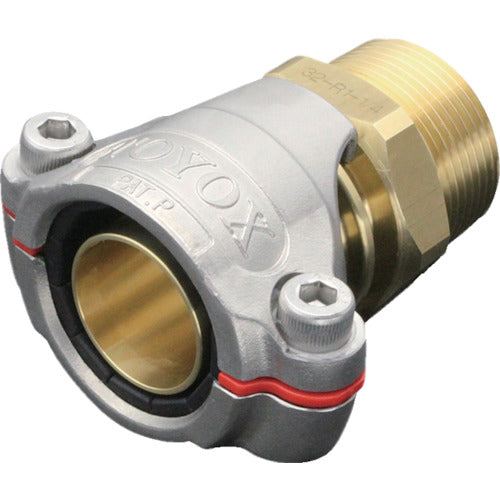 Toyox Hose Fitting (Brass) Toyo Connector TC6-B Type Compatible with hose 38 mm Fitting standard R1-1/2 TC6-B38-R1-1/2 TC6-B38-R1-1/2 1 pc