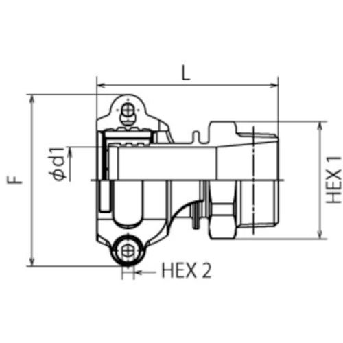 Toyox Hose Fitting (Brass) Toyo Connector TC6-B Type Compatible with hose 38 mm Fitting standard R1-1/2 TC6-B38-R1-1/2 TC6-B38-R1-1/2 1 pc