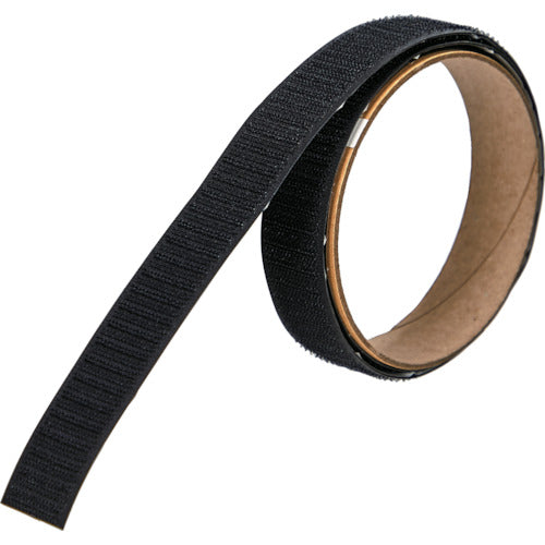 ＴＲＵＳＣＯ　マジックテープ［［Ｒ下］］ＴＭＳＤシリズフックのみ１６ｍｍ×１ｍ黒　TMSD-16-1-BK　1 巻