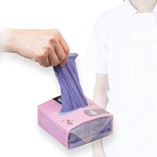 모레인 니트릴 검사용 글로브 텐피크스 그레이시아 제로 M사이즈(125장/팩) TPZ-03-01 1 PK