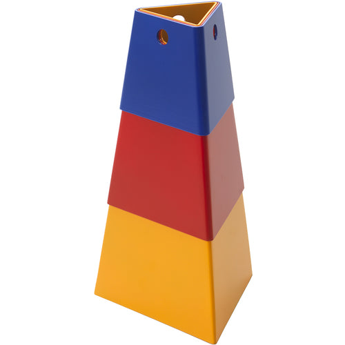 TRUSCO Identification Trio Cone Large Yellow 3PCL-Y 1 pc