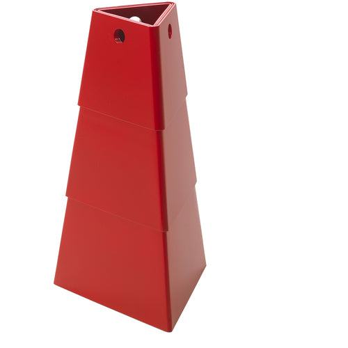 TRUSCO Identification Trio Cone Small Red 3PCS-R 1 piece
