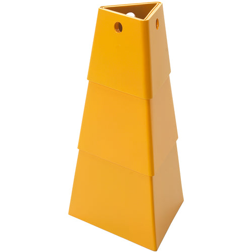 TRUSCO Identification Trio Cone Small Yellow 3PCS-Y 1 piece