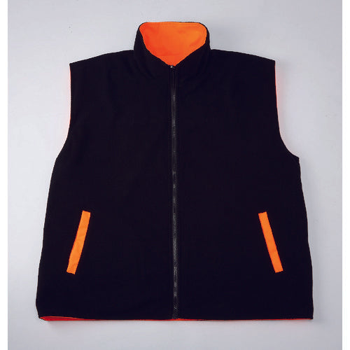 ＴＲＵＳＣＯ　フリース付安全ベスト　ＬＥＤ付　オレンジ　TFABL-O　1 着