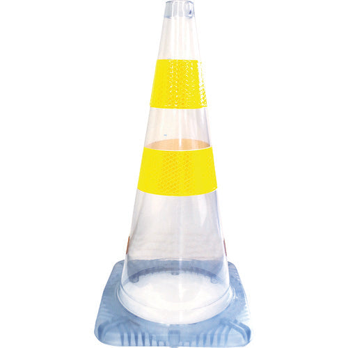 Green Cross Safety Cone, Fully Visible, Yellow Reflective, 1105230103, 1 Piece
