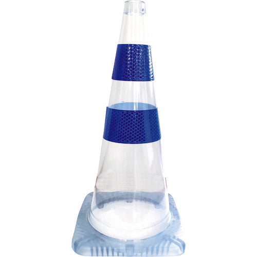 Green Cross Safety Cone, Clear Visibility, Blue Reflective, 1105230104, 1 Piece