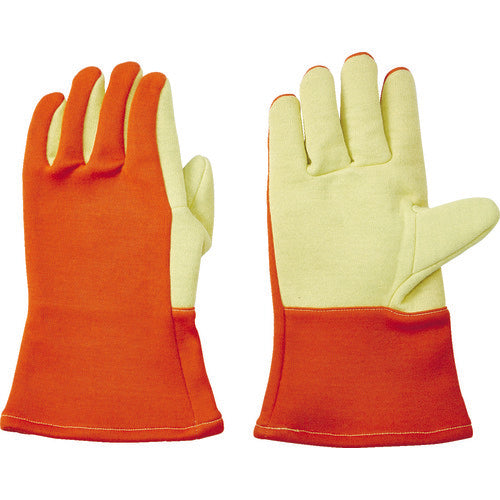 ＴＲＵＳＣＯ　３００℃対応耐熱手袋　高断熱タイプ　ケブラー（Ｒ）Ｘ耐炎フェルトダブル　TMT-741　1 双