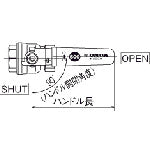 オンダ製作所　黄銅ボールバルブ　ＦＦ２型（フルボアコンパクト）　Ｒｃ１／２　FF2-15　1 個