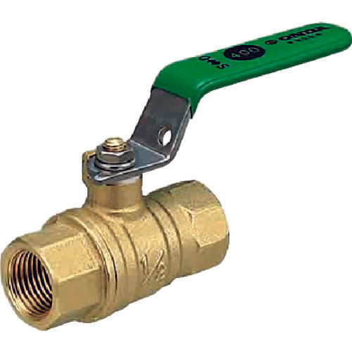 オンダ製作所　黄銅ボールバルブ　ＦＦ型（フルボア）　Ｒｃ１／２　レバーハンドル　FF-15　1 個