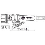 Onda Seisakusho Brass Ball Valve FF Type (Full Bore) Rc3 Lever Handle FF-80 1 pc