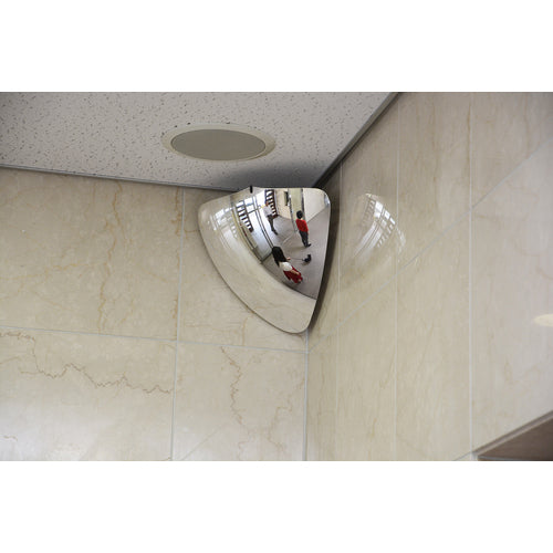 ＴＲＵＳＣＯ　ポリカ広角ミラー（コーナー用）３４０Ｘ３３０　TWM-C　1 個