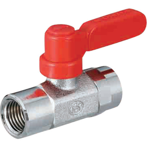 オンダ製作所　ボールバルブ　フリーボールＭ１型Ｒタイプ（ロングハンドル）　Ｒｃ３／８　×　Ｒｃ３／８　M1-10MLR　1個