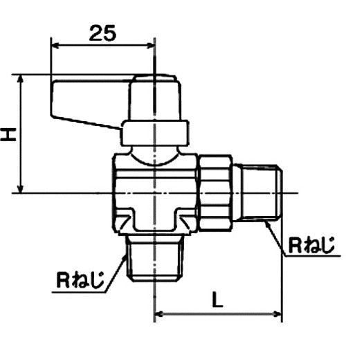 オンダ製作所　フリーボールＭＬ３型　Ｒ１／２　×　Ｒ１／２　ML3-15　1個