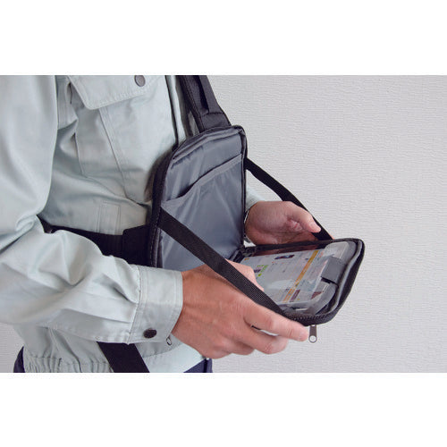 ＴＲＵＳＣＯ　作業現場用タブレットケース　画板タイプ　TABG-BK　1 個