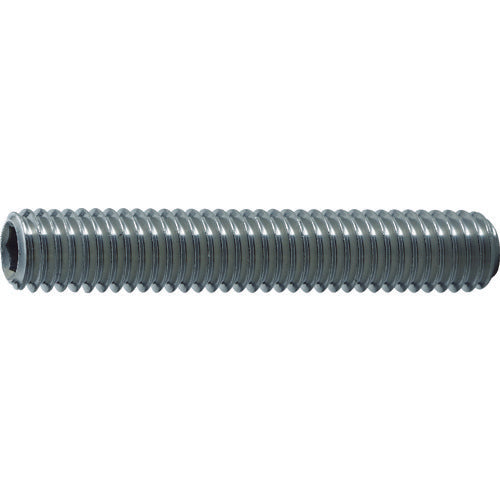 TRUSCO Hexagonal Socket Set Screw, Flat Tip, Stainless Steel, M6 x 15, Pack of 30, B77-0615, 1 PK