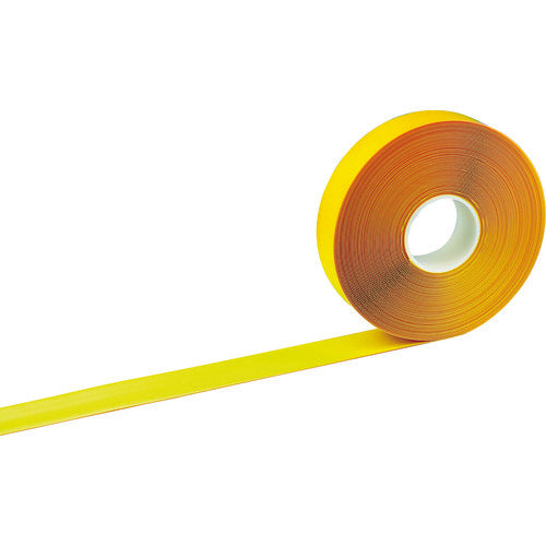 ＨＥＳＫＩＮＳ　【売切廃番】ラインテープ　ＰｅｒｍａＳｔｒｉｐｅ　屋内用　幅５０ｍｍＸ長さ３０ｍ　イエロー　6901004800030YUA　1巻