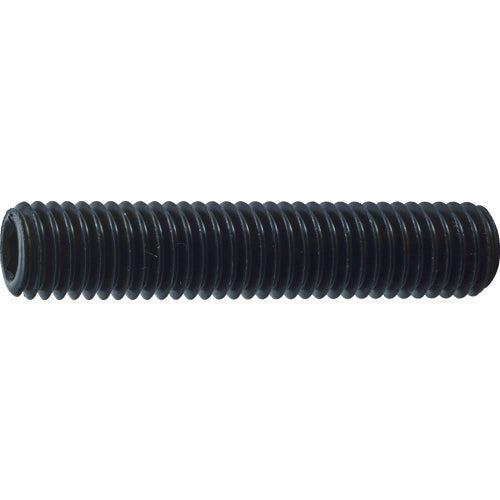 TRUSCO Hexagonal Socket Set Screw, Flat Tip, Black Dye, M10 x 15, Pack of 35, B63-1015, 1 PK