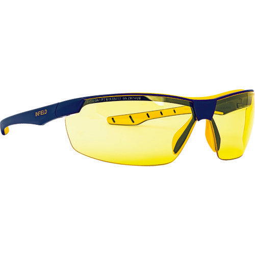 INFIELD 세이프티 글라스 FLEXOR PLAS 네이비 블루/옐로우 9024 125 AF 1개