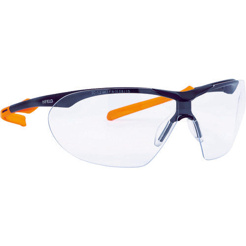 ＩＮＦＩＥＬＤ　セーフティグラス　ＷＩＮＤＯＲ　ＸＬ　オレンジ／クリアレンズ　9071 155　1 個
