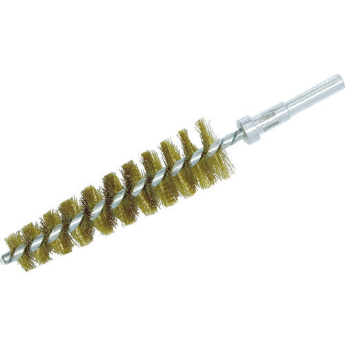 TRUSCO [Sold out and discontinued] Tapered twist brush, brass wire, 0.15Φ, for 14Φ to 24Φ holes, TNB-1424-S, 1 piece