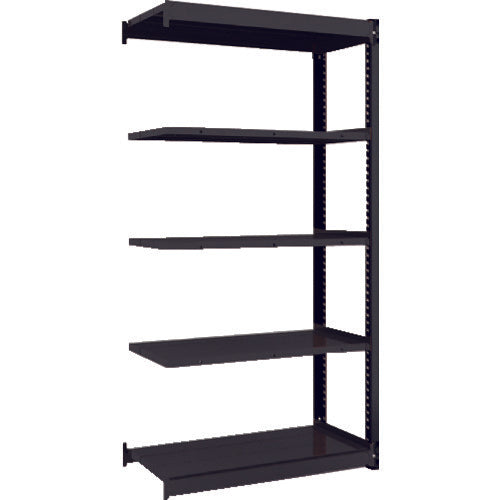 ＴＲＵＳＣＯ　軽量ボルトレス棚ＴＳＵＧ型　連結タイプ　９００Ｘ４９０ＸＨ１８００　TSUG100-63S-5B-HBK　1 台