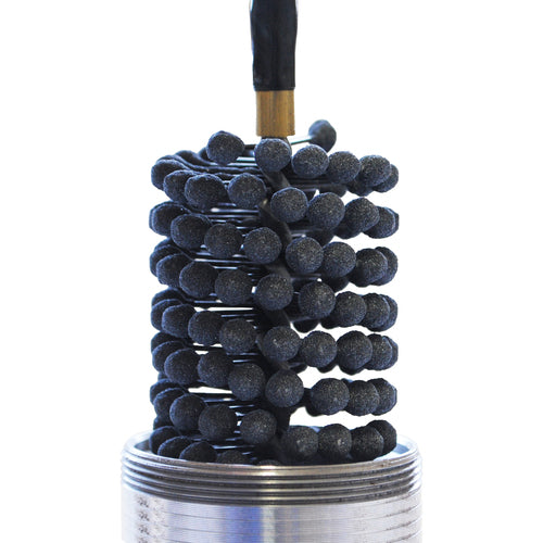 TRUSCO [Sold out and discontinued] Abrasive ball brush for 20.0mm to 22.0mm SC#60 Shaft diameter Φ6 KB-22-SC60 1 piece