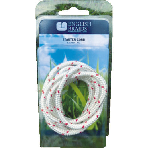 E BRAIDS Starter cord 2.8φ x 10m White/Red 1928T010000 1PK