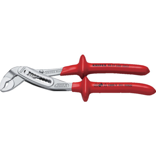 ＫＮＩＰＥＸ　１０００Ｖ絶縁ニードルノーズペンチ　１４５ｍｍ　0826-145　1丁