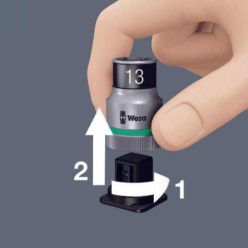 Wera BELT 2 8740A Hex-Plus HF Belt Socket Set 1/4 003881 1S