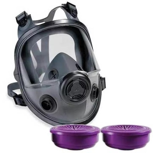 Honeywell Full Face Gas Mask Facepiece Made of Elastomer Size M/L 54001 1 piece