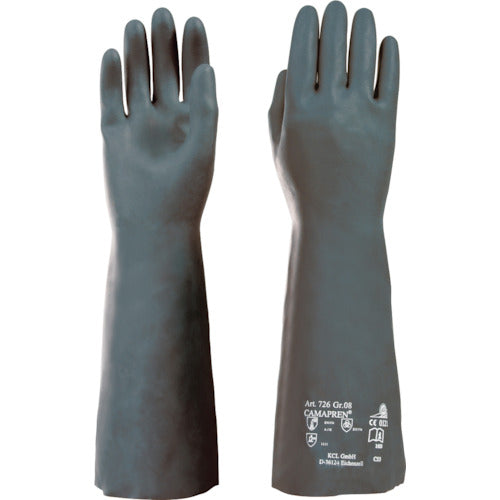 Honeywell Acid and Alkali Resistant Gloves Kamaprene #726 Size XL 072610141E 1 pair