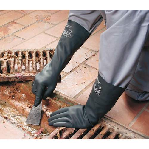 Honeywell Acid and Alkali Resistant Gloves Kamaprene #726 Size XL 072610141E 1 pair