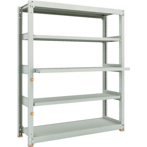TRUSCO Steel Rack M3 Medium Duty Shelf 1500 x 471 x H1800 5 Shelves, 2 of which are Sliding Shelves, Single Unit M3-6553M2 1 Unit