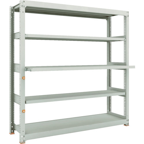 TRUSCO Steel Rack M3 Medium Duty Shelf 1500 x 471 x H1800 5 Shelves, 2 of which are Sliding Shelves, Single Unit M3-6653M2 1 Unit